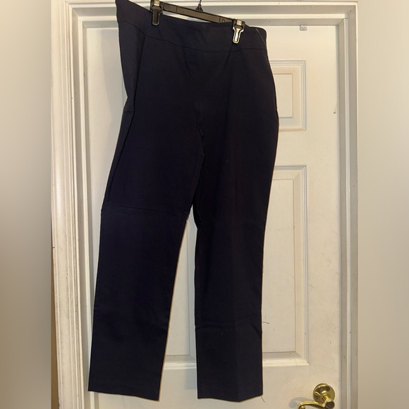 Ladies roz&ali navy pants 16 - Picture 3 of 3